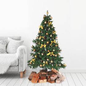 Albero di Natale, bacche rosse, 490 rami h.150 cm, Nevada Santa's House