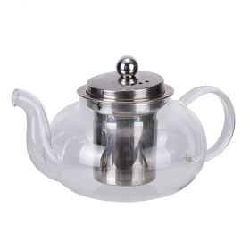 Teiera 650 ml con infusore in vetro borosilicato