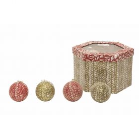 Set 14 palle di Natale Ø 7,5 cm
