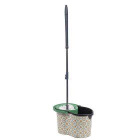 Super mop rotante 16 l, fantasia fiori, Sìordine