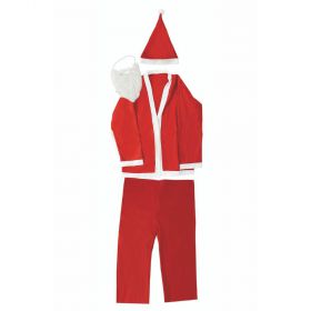 Costume Babbo Natale taglia unica, Santa's House