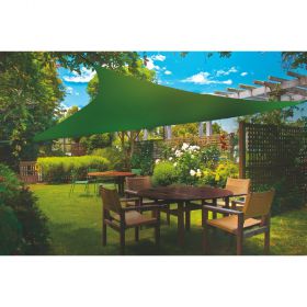 Vela ombreggiante triangolare, waterproof, 3x3 m, verde, Esté