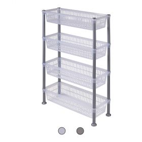 Scaffale da cucina slim 4 ceste 50x20xh.80 cm