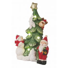 Albero di Natale con led h.43 cm, Xmas