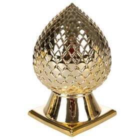 Pigna decorativa oro h. 22 cm, Gold Xmas
