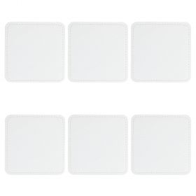 Set 6 sottobicchieri soft touch, Horeca White