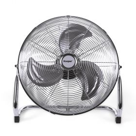 Ventilatore alta velocità Ø 50 cm con 3 pale 100 W, silver, Kooper