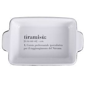 Pirofila media tiramisù in gres, Victionary