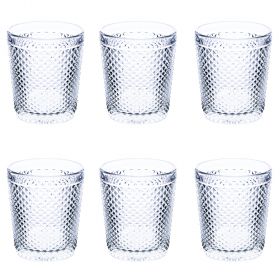 Set 6 bicchieri acqua 325 ml in vetro