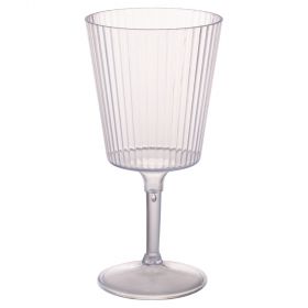 Calice 400 ml trasparente, in plastica PS, Cristallo di luna, Unico