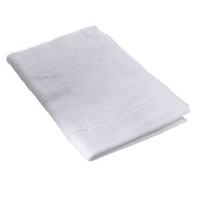 Asciugamano in morbidissimo cotone 40x60 cm, bianco, Sibilla