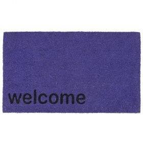 Zerbino ingresso 70x40 cm in cocco e pvc, viola, Idee