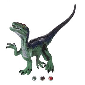 Dinosauro per bambini con suoni e luci h. 22 cm