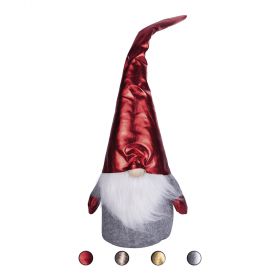 Gnomo natalizio cappello lucido h. 55 cm, Santa's House