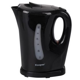 Bollitore elettrico nero 2 L, 1300 W, Kooper