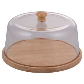 Vassoio in bambù con cloche
