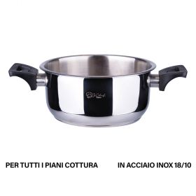 Casseruola 22 cm in acciaio inox 18/10