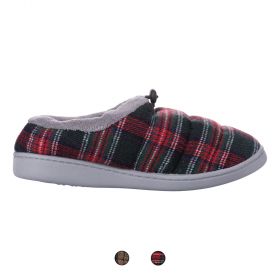 Pantofole uomo tartan, Piuma