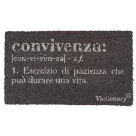 Zerbino ingresso 70x40 cm in cocco, Victionary Convivenza