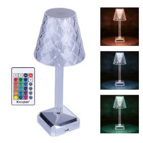 Lampada touch cono RGB, Diamond Crystal Kooper