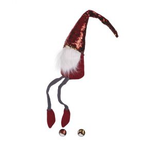 Gnomo natalizio gambe morbide h. 90 cm, Xmas Trendy
