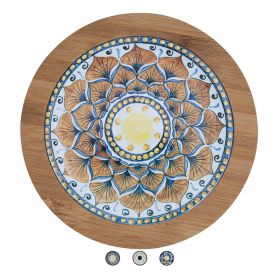 Mattonella decorativa multiuso in ceramica e bambù, Sicilia