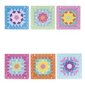 Mattonella decorativa 11x11 cm, Crochet