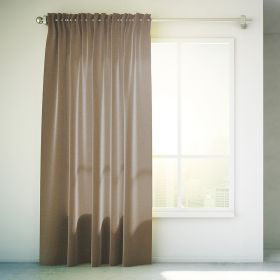 Tende effetto lino marrone 140x280 cm, Elegant Sibilla