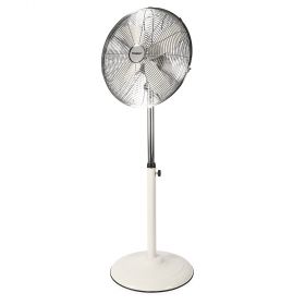 Ventilatore a piantana cromato 50 W