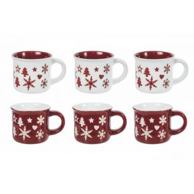 Set 6 tazzine caffè 90 ml, Christmas