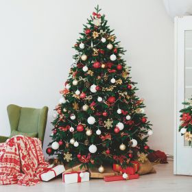 Albero di Natale con bacche 1600 rami h.240 cm, Nevada Santa's House