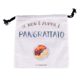 Sacchetto pangrattato in cotone, Le Travisate