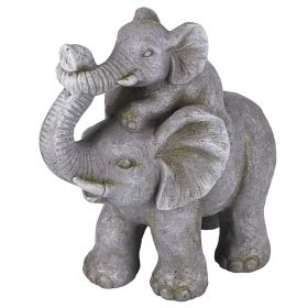 Elefante decorativo in poliresina, 33,8x17,8xh. 34,1 cm, Esté