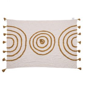 Telo arredo multiuso 130x170 cm ricamato a mano, Macramè