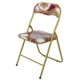 Sedia pieghevole Baroque, colore viola