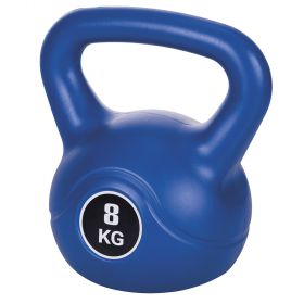 Kettlebell 8 Kg per allenamento, blu, FitLover