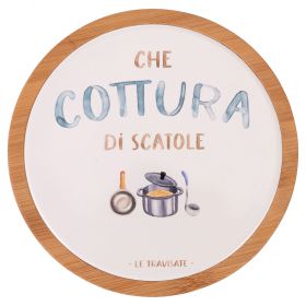 Mattonella decorativa tonda 20 cm, Le Travisate