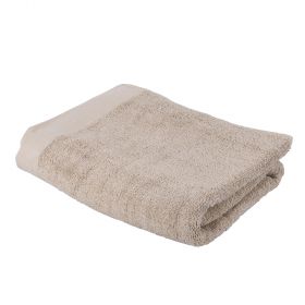 Asciugamano in morbidissimo cotone nocciola 80x140 cm, Sibilla