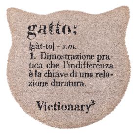 Zerbino 70x70 cm in cocco, Victionary Gatto
