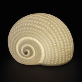 Conchiglia led decorativa in ceramica, Ocean