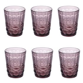 Set 6 bicchieri acqua 280 ml, vinaccia, Nobilis