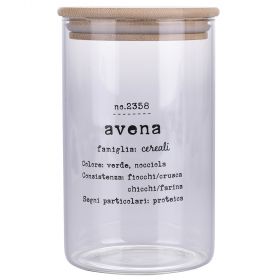 Barattolo avena 1,1 l, Identikit