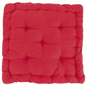 Cuscino materasso rosso 100% cotone