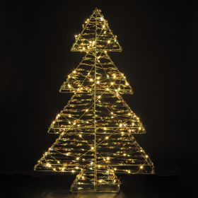 Albero natalizio luminoso, 120 microled, bianco caldo, Santa's House