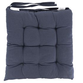 Cuscino sedia blu scuro 100% cotone