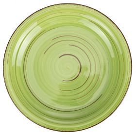 Piatto frutta verde in stoneware