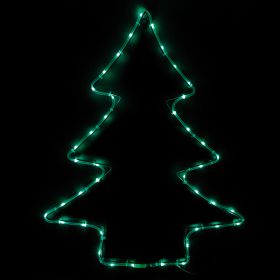 Insegna luminosa a batteria, Albero, Santa's House