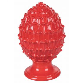 Pigna rossa in ceramica h. 35 cm, Sicily