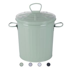 Pattumiera con coperchio e impugnature laterali  7 L, Sìordine