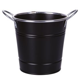 Secchiello milleusi nero Ø13xh.13 cm